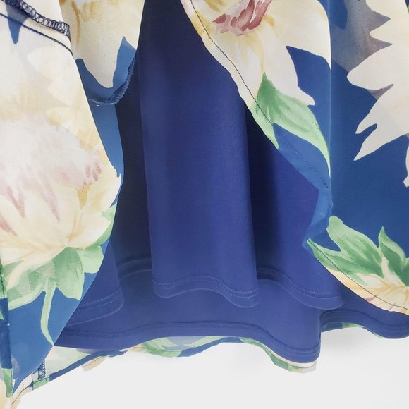 Show Me Your MuMu Mia Tunic Floral Layered Top Sz - Picture 6 of 11